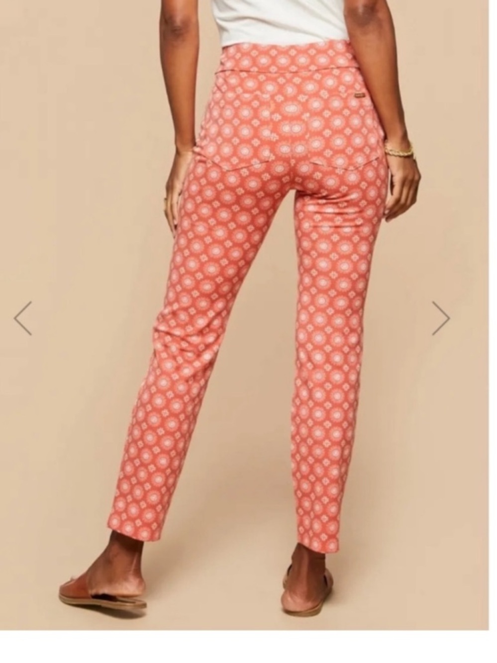 SPARTINA 449 MAREN PULL-ON PANT PATTERN HOUSE BOHO CIRCLES size Small - Picture 2 of 7
